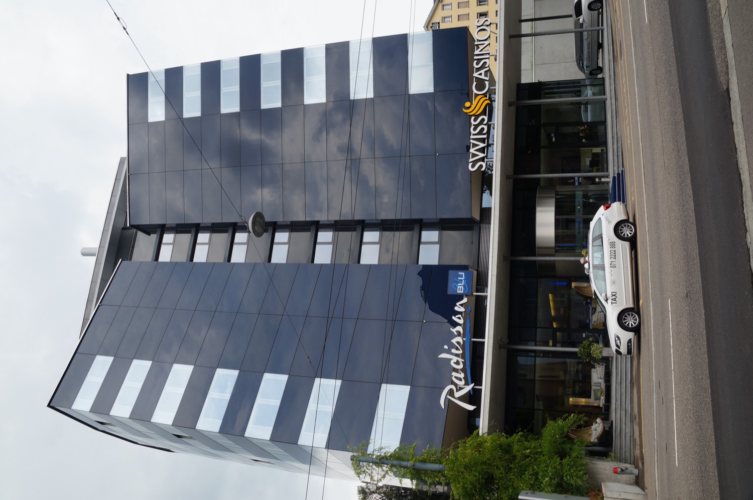 St. Jakob-Strasse 55: Radisson Blu und Swiss Casinos an derselben Fassade